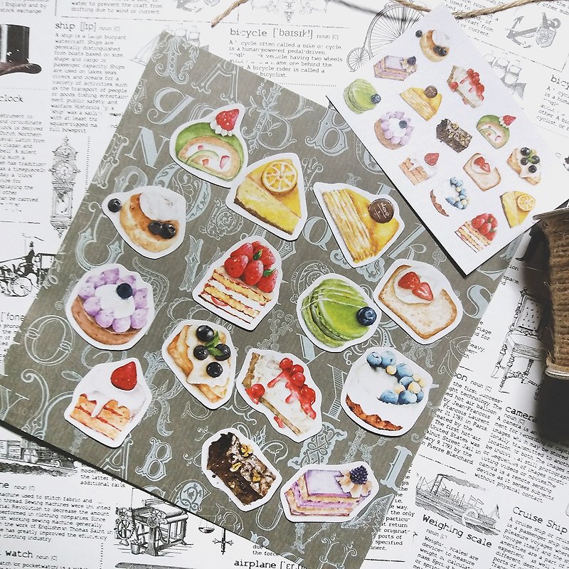 Dessert sticker - Stickers - Paper 