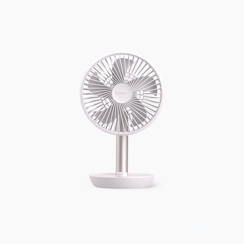 LUMENA 臺灣總代理 LUMENA STAND 3Z USB桌上型擺頭隨行風扇-淺粉