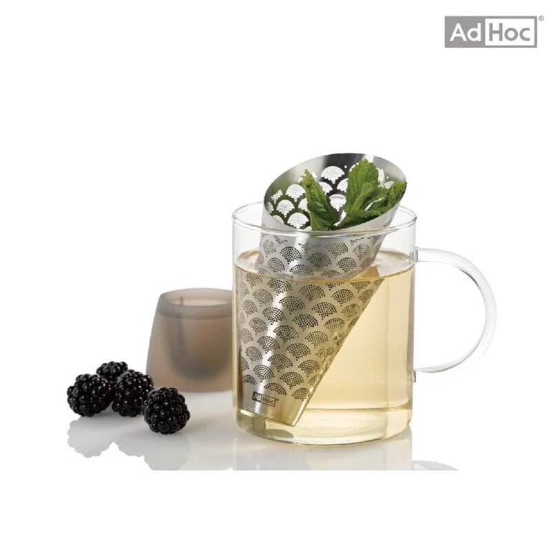 【303select】德國AdHoc | 不鏽鋼簍花濾茶器(含座) - 茶壺/茶杯/茶具 - 不鏽鋼 
