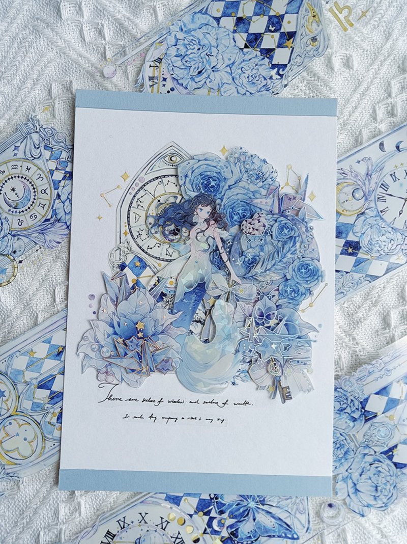 Window of Time PET Washi Tape Shell Light - Washi Tape - Plastic Multicolor