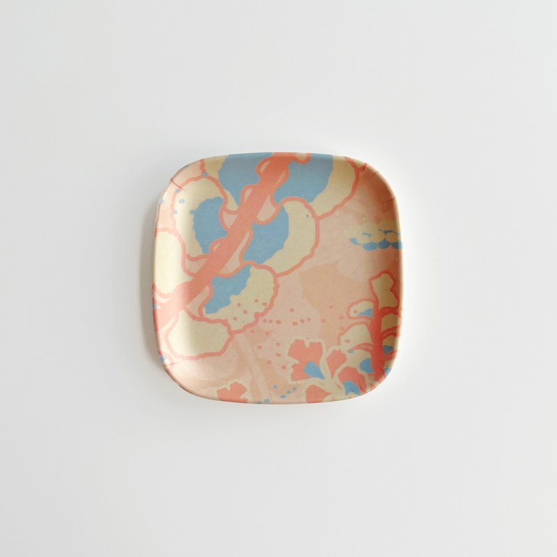 蕨景環保小碟4.0 - 圓葉鱗始蕨 | 禮物 小碟 盤 餐具 吐骨 小碗 - 盤子/餐盤/盤架 - 環保材質 粉紅色