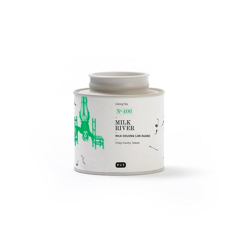 【X'mas Special】Milk River N406 - Tea - Eco-Friendly Materials White