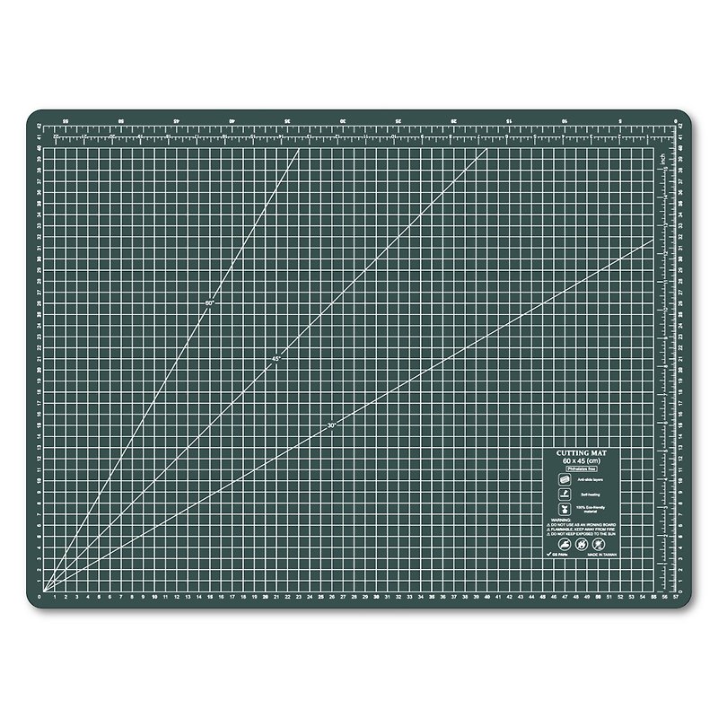 A2 dark green custom environmentally friendly cutting pad student desk mat office stationery school office design gift gift - Other - Plastic Green