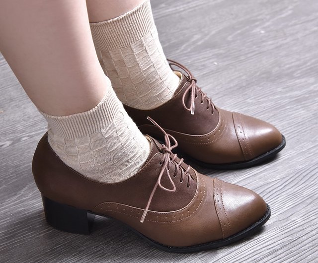 Oxford heel boots hotsell