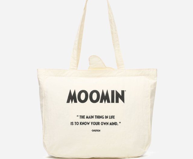 Pinkoi x Moomin】立体カットトートバッグ | 軽量防水ナイロン