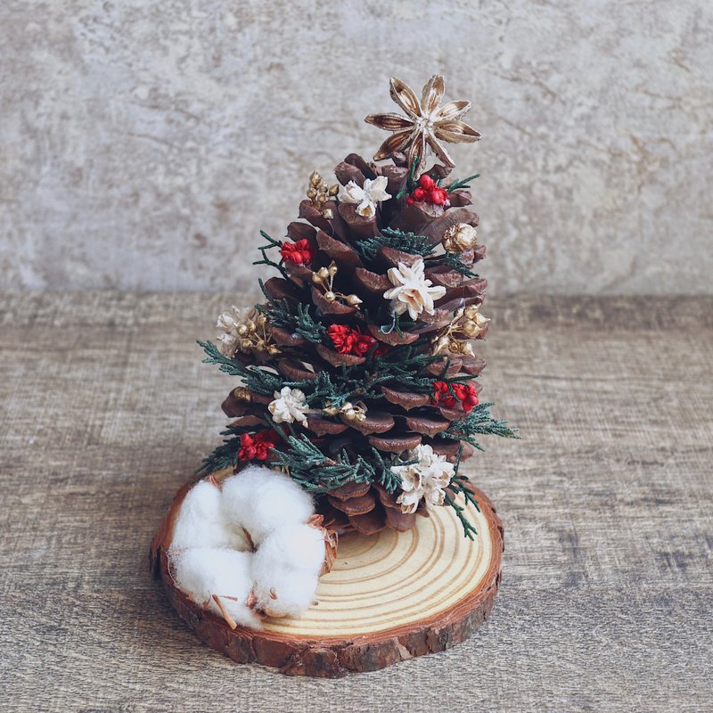 Pinecone Christmas tree material package free shipping for a limited time - จัดดอกไม้/ต้นไม้ - พืช/ดอกไม้ สีเขียว