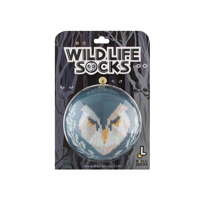 Wild Animal Socks_Owl Great Eagle Owl - Socks - Other Materials 