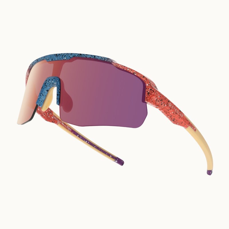 MotionView HD High Contrast Sports Sunglasses | UV400 Berry Frost - จักรยาน - พลาสติก 