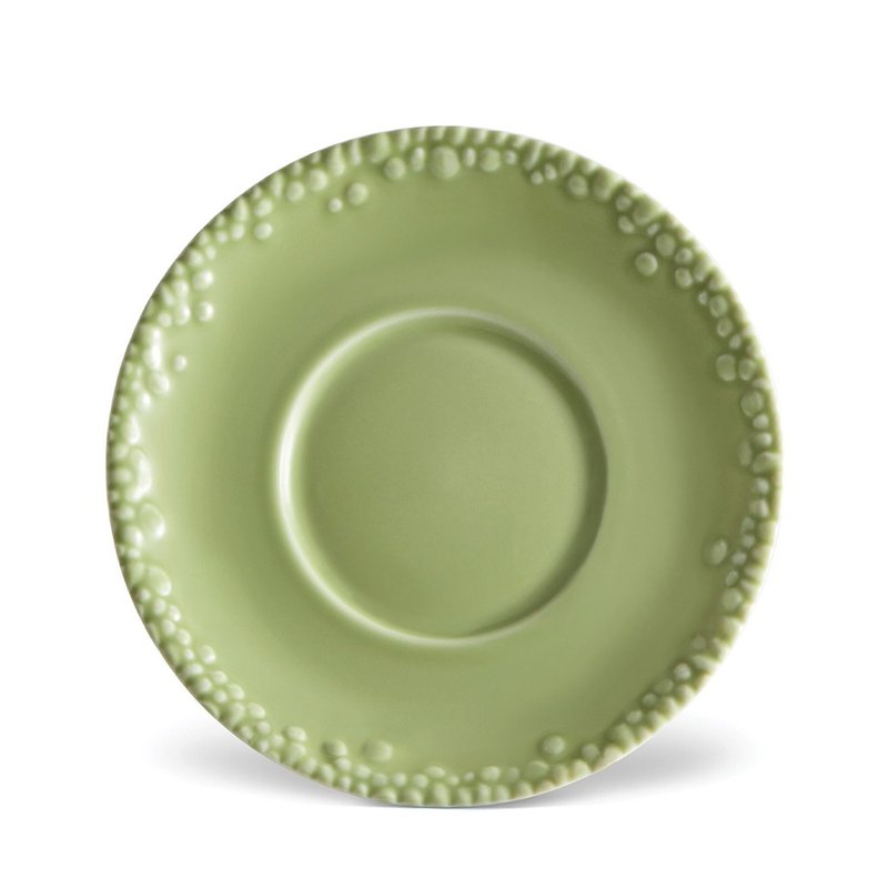 派對茶具(甜點盤)-Matcha + Gold【L'Objet】 - 刀叉/湯匙/餐具組 - 瓷 綠色