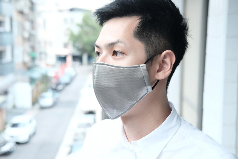 【防護專區】科技奈米銀纖維・抗菌立體布口罩・台灣製