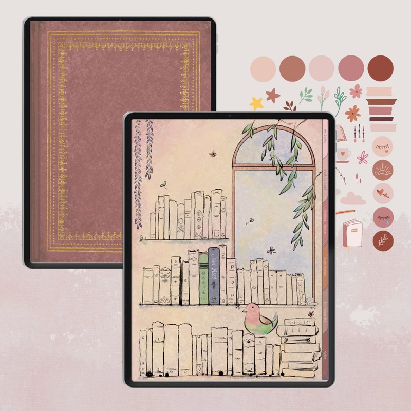 Book Lover 電子閱讀手帳 Goodnotes - 電子手帳及素材 - 其他材質 