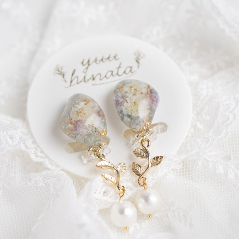 YUI - Earrings & Clip-ons - Resin Blue