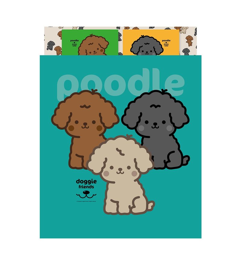 Poodle貴婦圖案床上用品 - 枕頭/抱枕 - 其他材質 