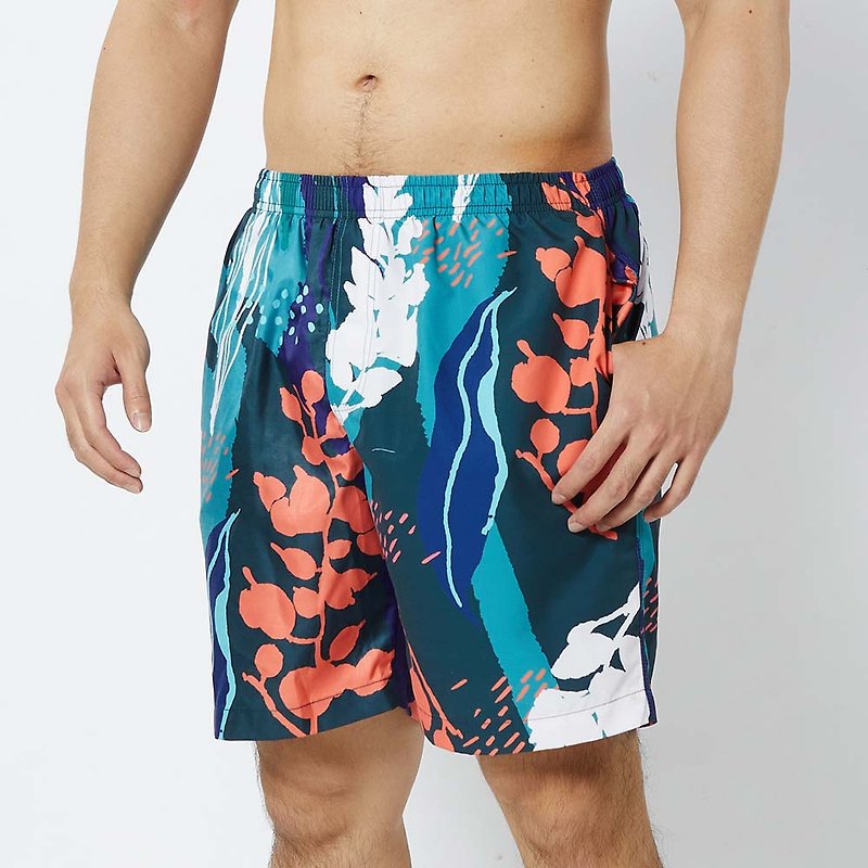 [Plant series] Redao Yuetao casual beach pants unisex - Men's Shorts - Polyester Multicolor