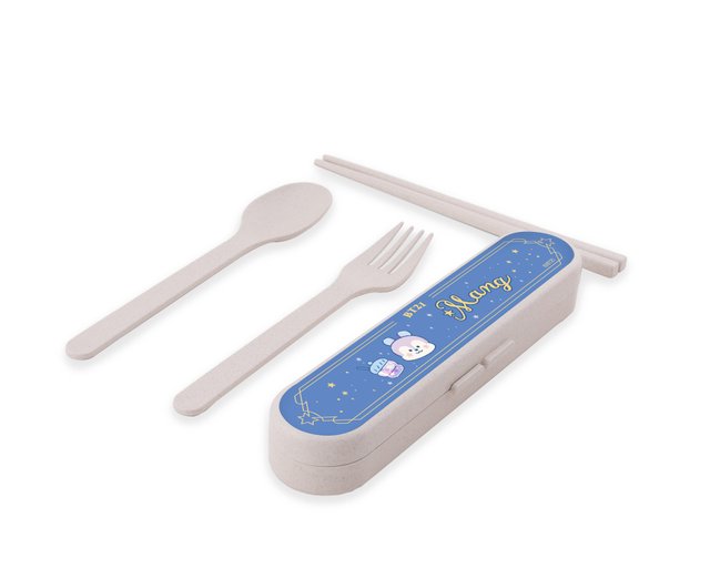 BT21 ランチボックス カトラリー 10点 bt21 文房具