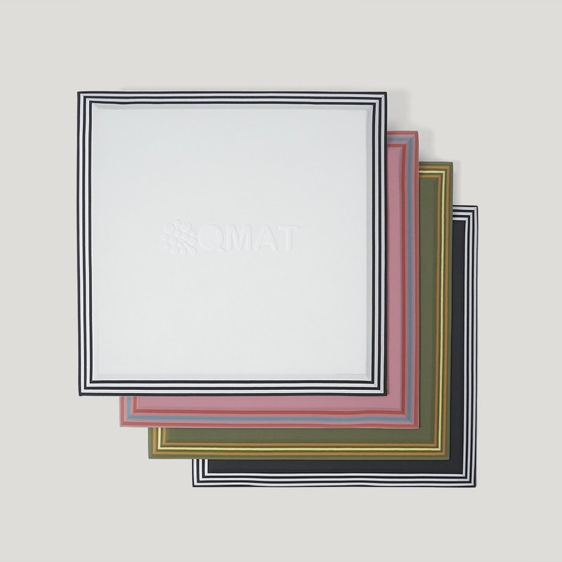 【QMAT】30mm超慢跑墊45*45cm 台灣製 (運動跪墊 倒立墊 跳繩墊) - 瑜珈墊 - 塑膠 多色