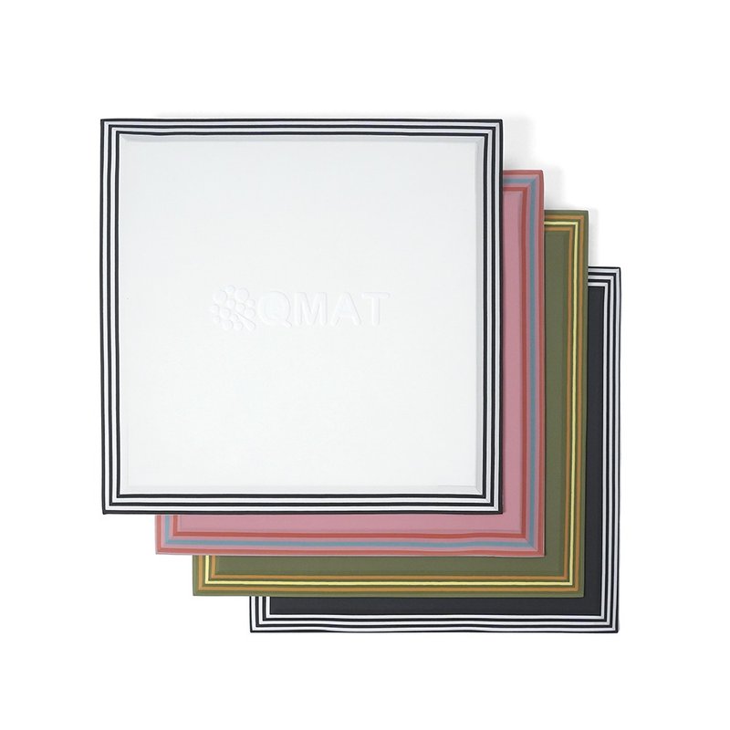 【QMAT】30mm超慢跑墊45*45cm 台灣製 (運動跪墊 倒立墊 跳繩墊) - 瑜珈墊 - 塑膠 多色