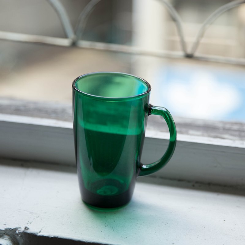 Constellation SECLUSION OF SAGE / good things into a double mug _ charming green - แก้วมัค/แก้วกาแฟ - แก้ว สีเขียว