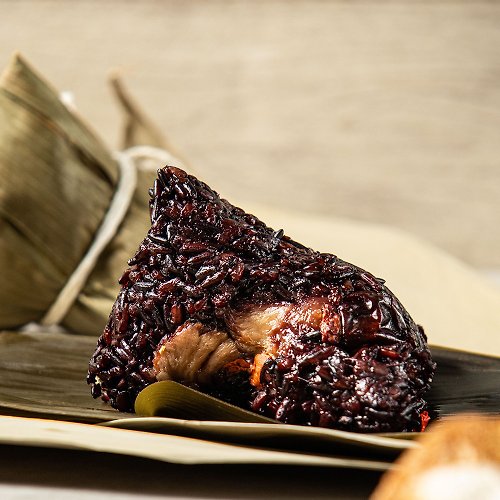 食下有約 【Chef's Secret私廚料理】紫米猴頭菇粽150g*4入(全素)
