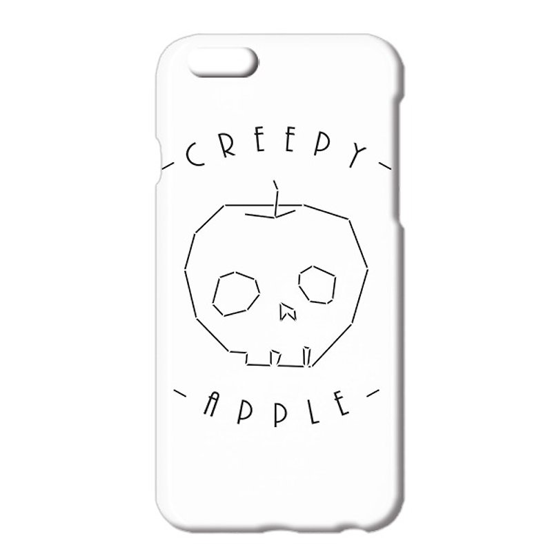 [IPhone case] Creepy apple - เคส/ซองมือถือ - พลาสติก ขาว
