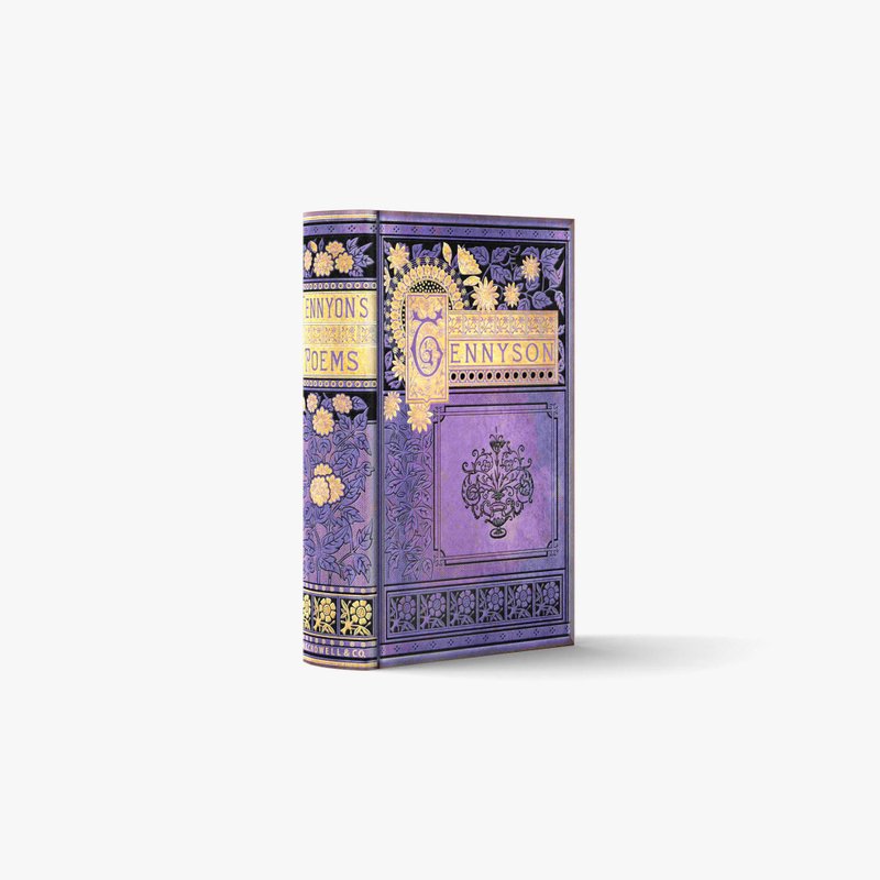 フェイクブックボックス / POEMS I -TENNYSON-A【XS / 1 book】 | 3D ペーパークラフト, PDF テンプレート - 圖文模板設計 - 其他材質 