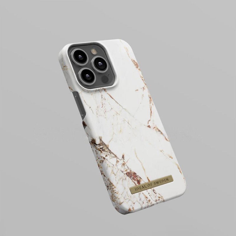 iPhone 北歐時尚瑞典流行手機殼-義大利卡拉拉金大理石 - 手機殼/手機套 - 塑膠 金色