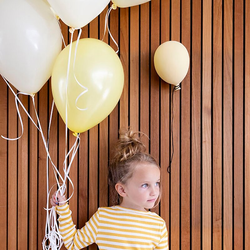 mini BYON Small Balloon-Yellow - Wall Décor - Resin 