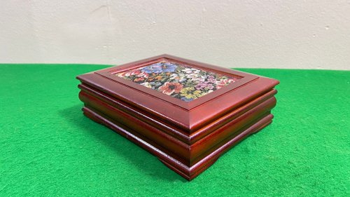 Vintage Lover 木製首飾盒 手工製作的堅固紀念品 記憶飾品 復古箱子。