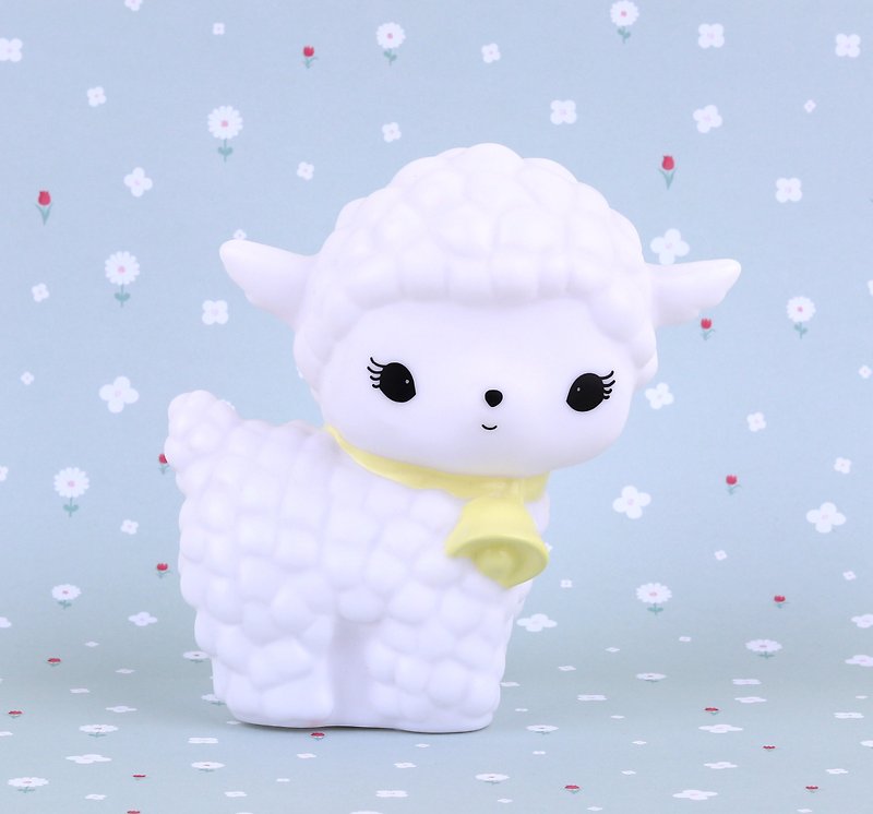 [Out of print sale] Holland a Little Lovely Company – Healing Lamb Night Light - Lighting - Plastic White