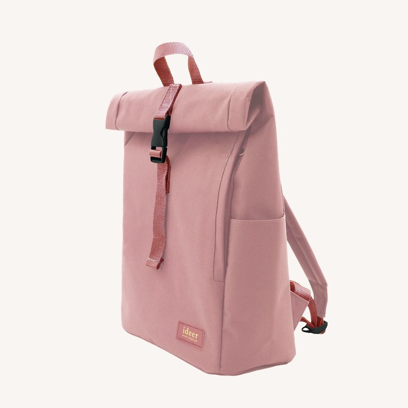 [Transfer] Pink water-repellent nylon anti-theft backpack laptop cherry blossom computer bag - Backpacks - Other Materials Pink