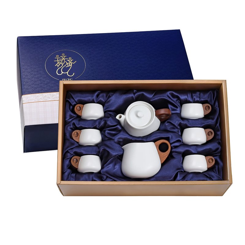 Red dot design award|The White Truth Tea Ware Gift Set(8pcs) - Teapots & Teacups - Pottery 