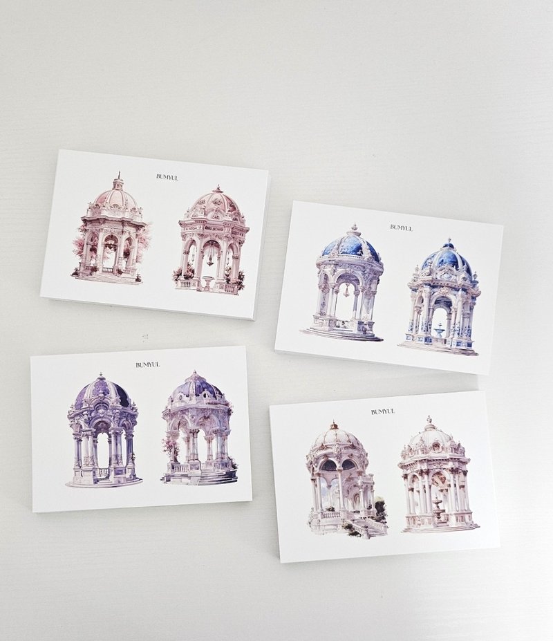 ドーム型パビリオン ステッカーパック - 付箋・ポストイット - 紙 多色