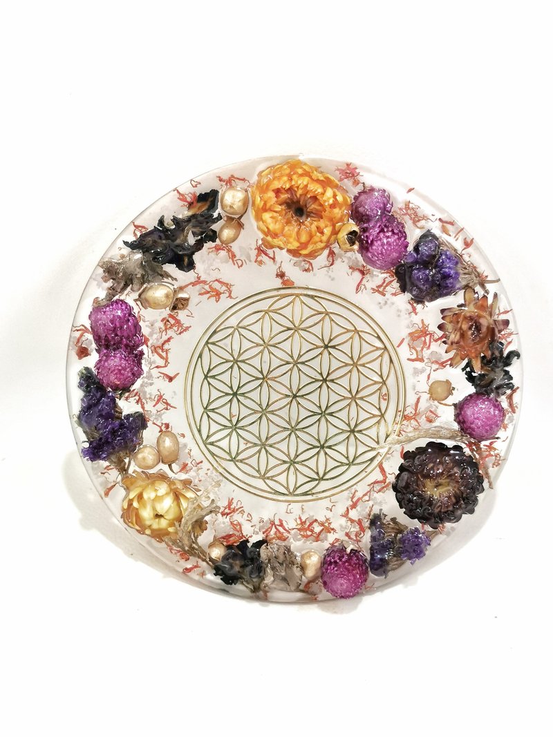 生命之花立體花鹽板 (大) - 擺飾/家飾品 - 植物．花 透明