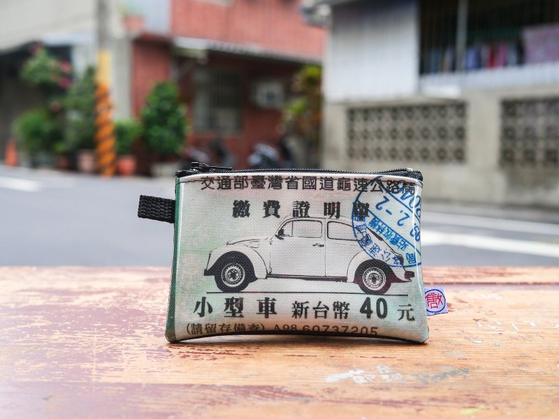 零錢包 Coin Case - 回數票 復古 - 零錢包/小錢包 - 棉．麻 