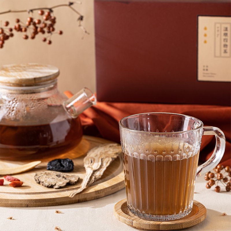 台湾茶 ティーバッグ | 少女 (21個入) / 熟地黄、当帰、川芎、白芍 - お茶 - 食材 ブラウン