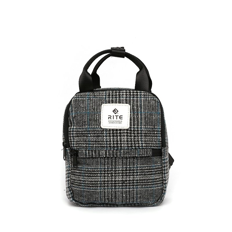 [RITE] Le Tour Series - Dual-use Mini Backpack - Vintage Maori Grey - Backpacks - Waterproof Material Gray