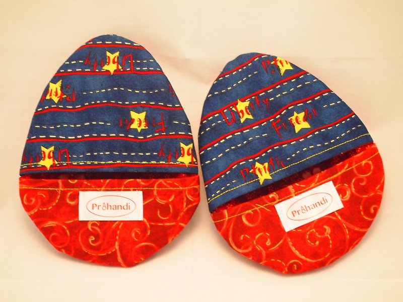 Egg-shaped heat-insulated gloves - FreeStar children's models - Cookware - Cotton & Hemp 