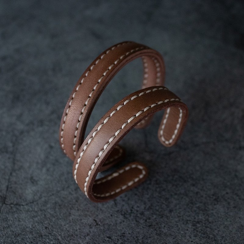 Bracelet II。Leather Stitching Pack。BSP090 - Leather Goods - Genuine Leather Brown