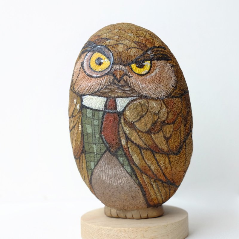 Owls Stone Painting Original Art Shop Is Ideastone Items For Display   800x0 