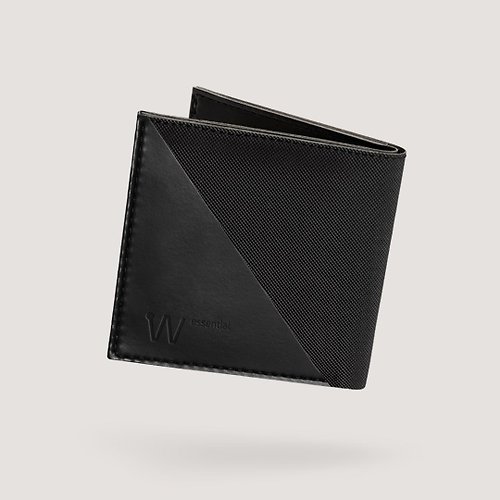 Baggizmo Baggizmo Wiseward Essential RFID protected bi-fold wallet - Jet Black