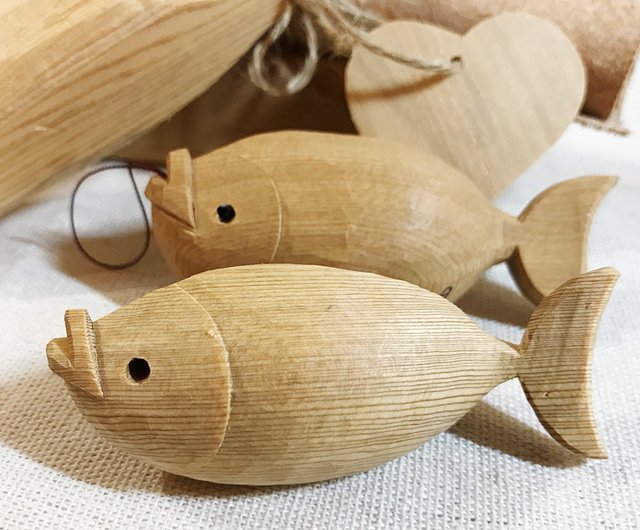 Hand Crafted Hand Carved Hanging Fish Cutting Board. by Cannsworks