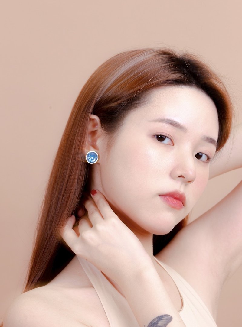 [Earrings] Pastel Cloud Earrings can be changed into Mother’s Day/Graduation Gifts/Valentine’s Day Gifts - Earrings & Clip-ons - Copper & Brass Pink