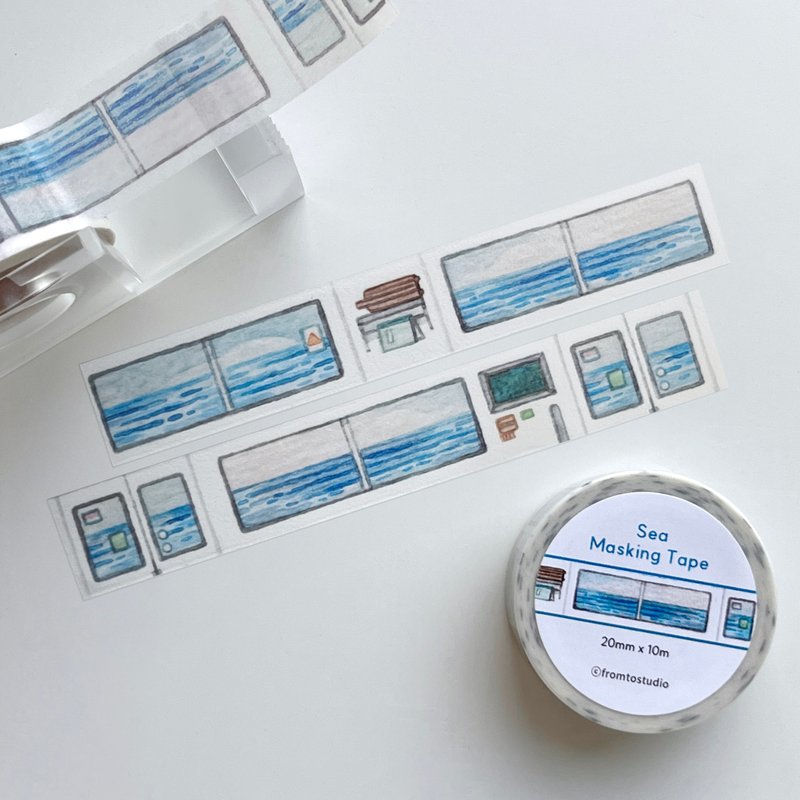 Sea Washi tape - มาสกิ้งเทป - วัสดุอื่นๆ 