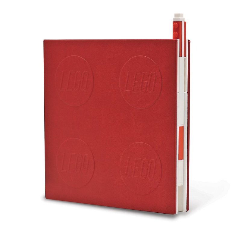 LEGO Lego buckle notebook (with ball pen) - red - ปากกา - วัสดุอื่นๆ 