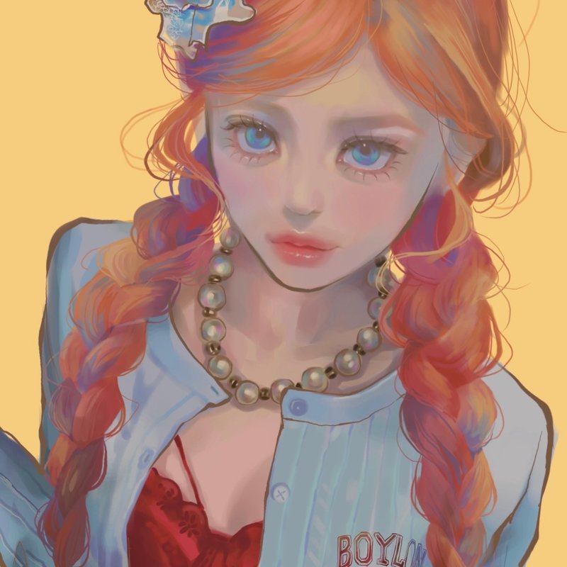 | 91art |似顏繪 - 單人/情侶/家庭人像訂製 - 務必詳讀商品資訊 - 似顏繪/客製畫 - 其他材質 多色