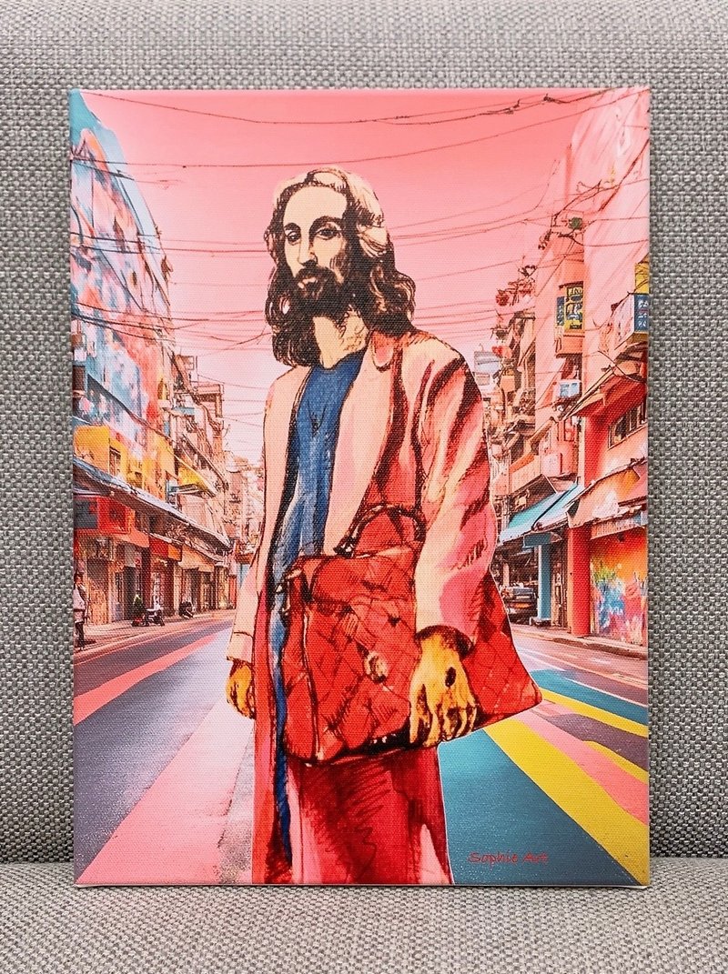 Jesus Fashion 時尚耶穌 掛畫 基督教 送禮 禮物 蘇妃藝術 - 海報/掛畫/掛布 - 木頭 