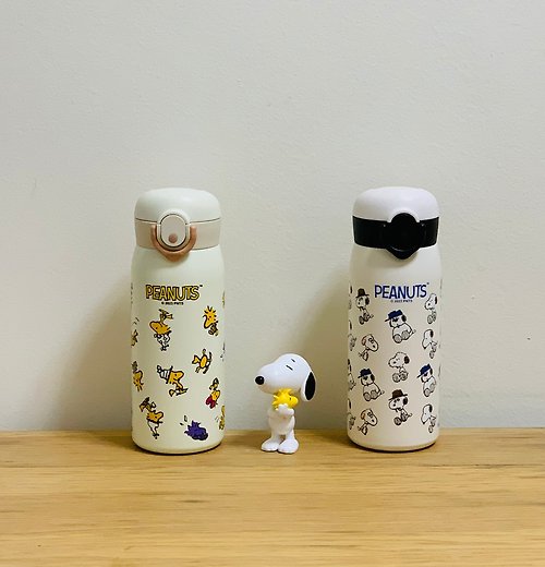 Snoopy Large Metal Thermos Pitcher With Glass Vacuum Flask (Lining