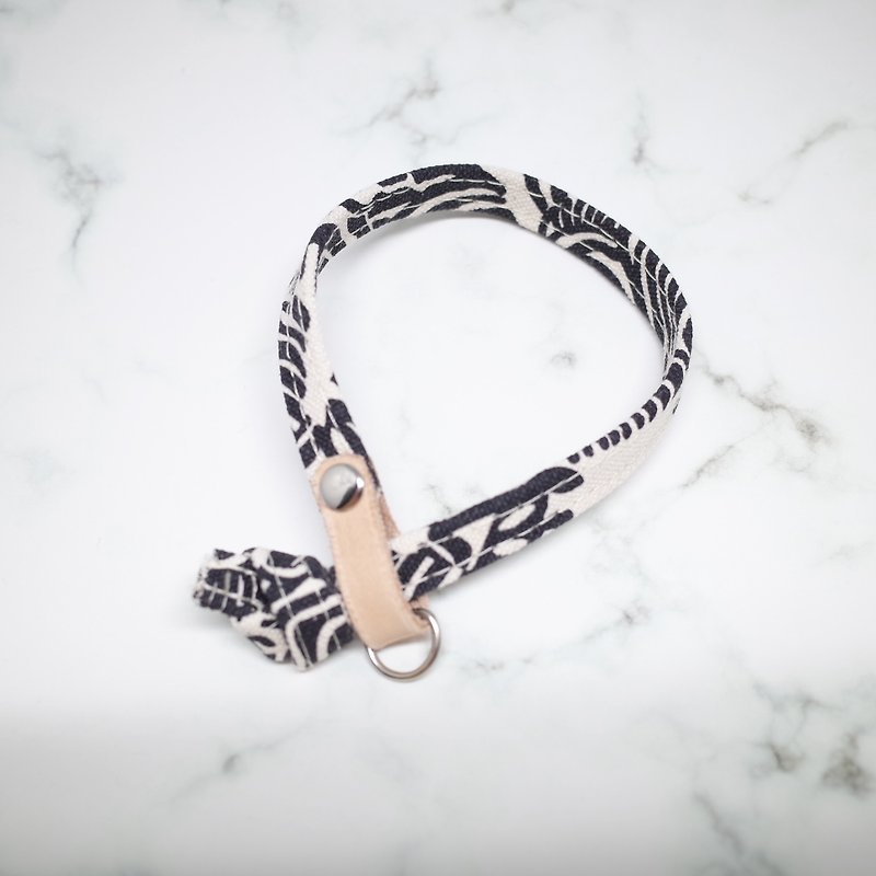 Cat collars, Animal collection Zebra, black & white_CCT090429 - Collars & Leashes - Genuine Leather 