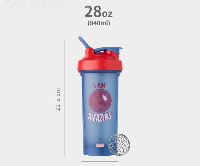 Blender Bottle Classic 28 oz. Marvel Shaker Cup - Spider-Man I Am Amazing