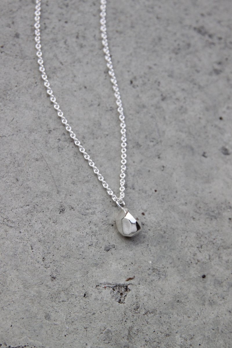 Original series stone element single pendant without chain - สร้อยคอ - เงินแท้ ขาว